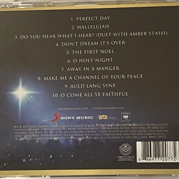 Susan Boyle “The Gift” CD like new - Picture 2 of 4